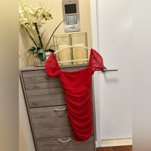 Women/Junior Princess Polly Dress Size 0 Color Red